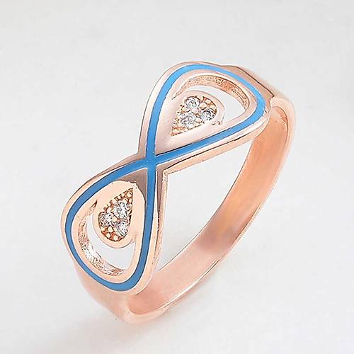 G�m�� Rose Zirkon Ta�l� Sonsuzluk Kad�n Y�z�k