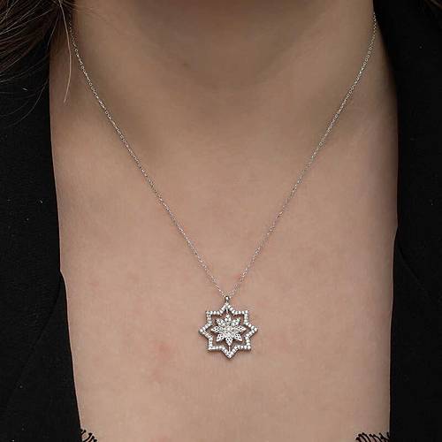 G�m�� Kar Tanesi Kad�n Kolye