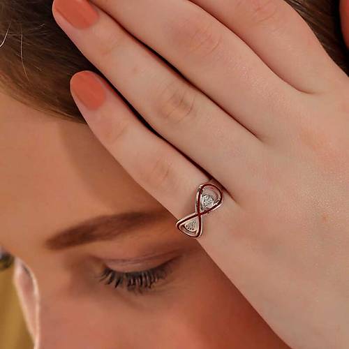 G�m�� Zirkon Ta�l� Sonsuzluk Kad�n Y�z�k