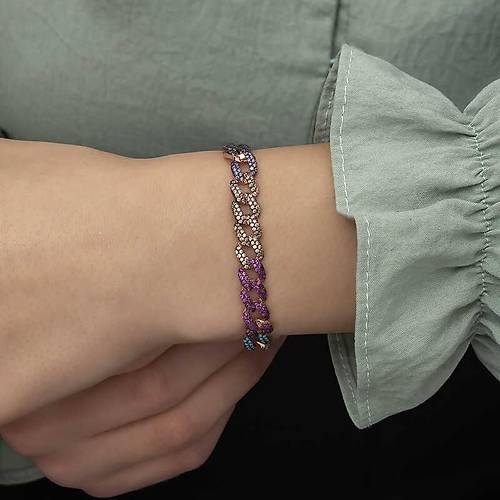 G�m�� Renkli Ta�l� Gurmet Bayan Bileklik