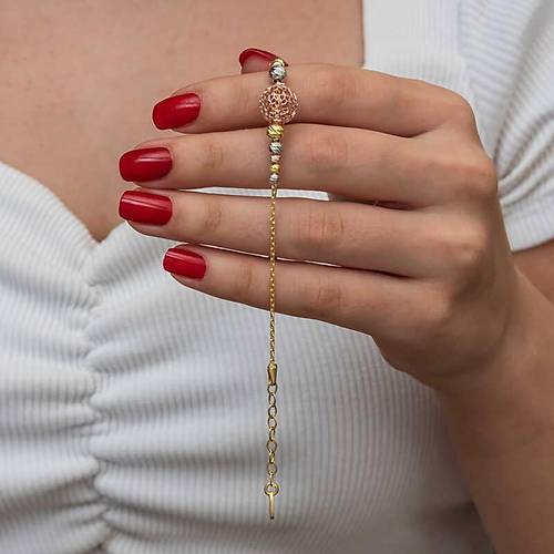 G�m�� Renkli Top Dorika Kad�n Bileklik