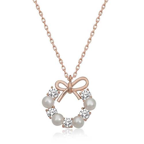 G�m�� Rose �nci Kurdele Kad�n Kolye