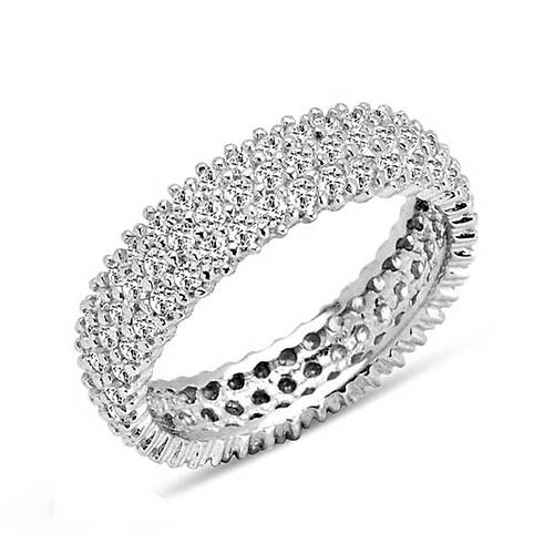 G�m�� 3 S�ra Beyaz Tamtur Bayan Alyans Y�z�k