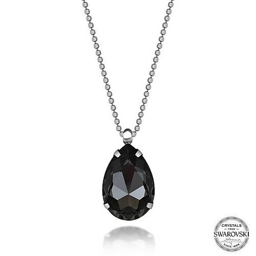 Swarovski Crystal Tal Top Zincir Damla Gm Kadn Kolye