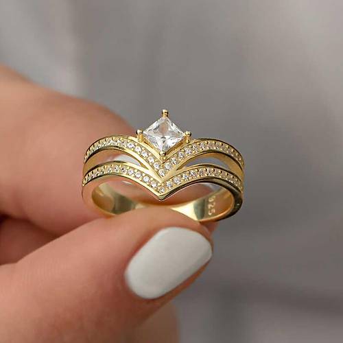 G�m�� Gold Tek Ta� Kad�n Y�z�k