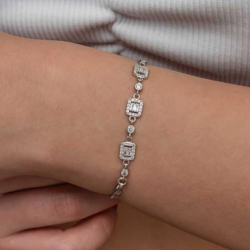 G�m�� ��l� Baget Ta�l� Kad�n Bileklik