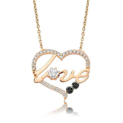 G�m�� Kalp Love Bayan Kolye