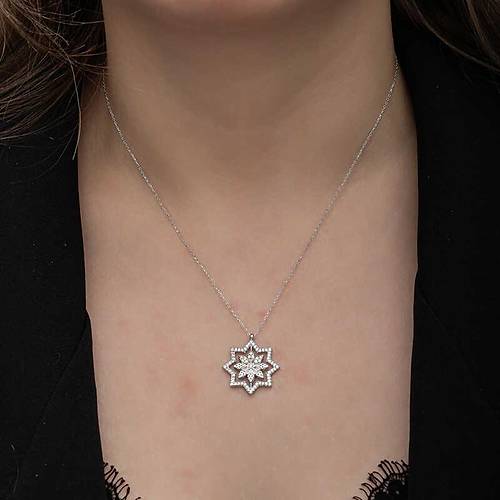 G�m�� Kar Tanesi Kad�n Kolye