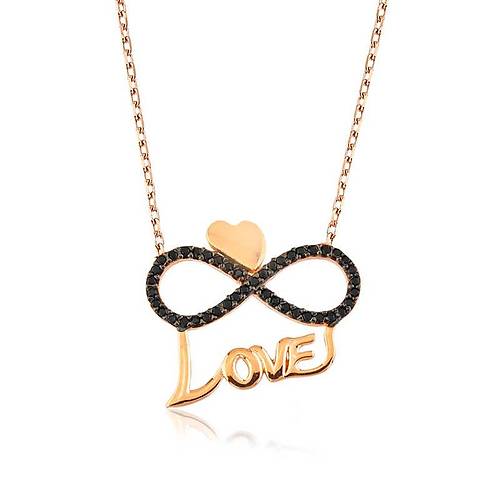 Gm Kalpli Sonsuzluk Love Bayan Kolye