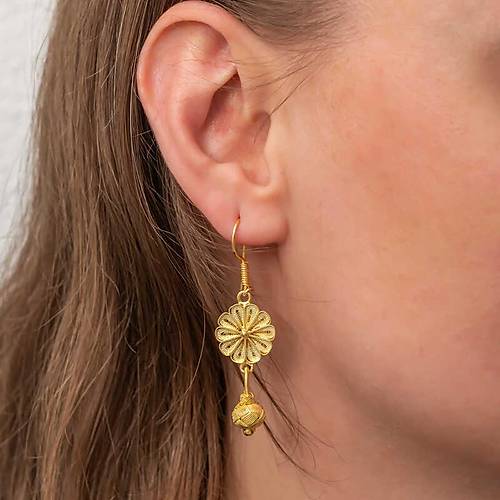 G�m�� Gold Sallant�l� Trabzon Kazaz Kad�n K�pe