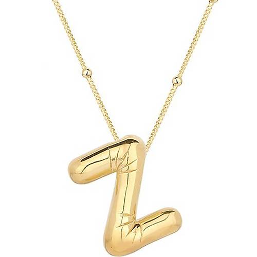 Gm Gold Balon Z Harfi Kadn Kolye