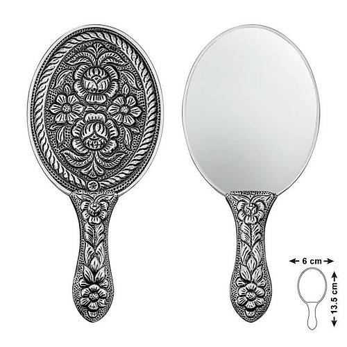 G�m�� Papatya ve G�l Motifli El Aynas�