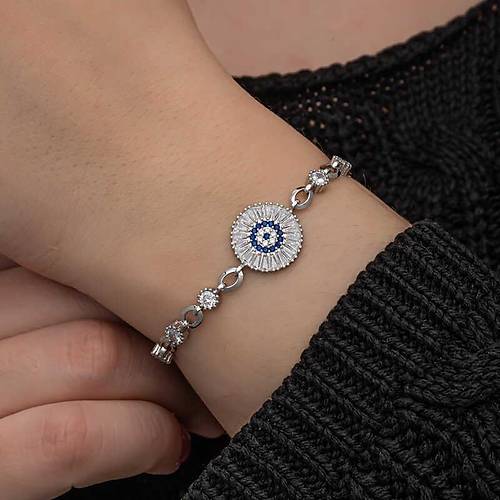 G�m�� Baget Ta�l� Nazar Kad�n Bileklik