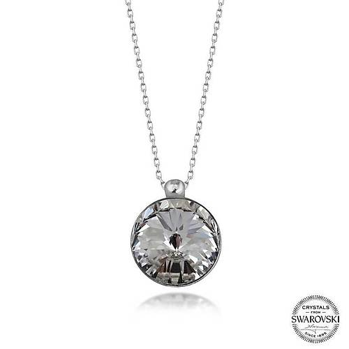 Swarovski Crystal Ta�l� �er�eveli G�m�� Kad�n Kolye