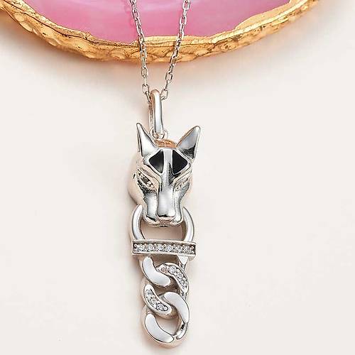 G�m�� Kaplan Fig�rl� Kad�n Kolye