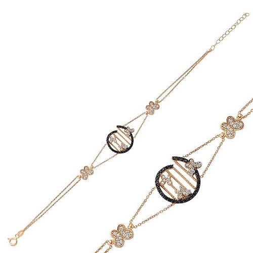 Gm Rose Kelebek Bayan Bileklik