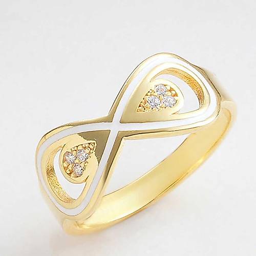 Gm Gold Zirkon Tal Sonsuzluk Kadn Yzk