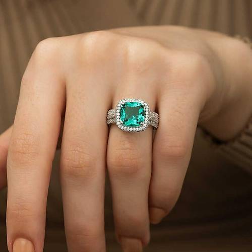 G�m�� Turkuaz Baget Bayan Y�z�k