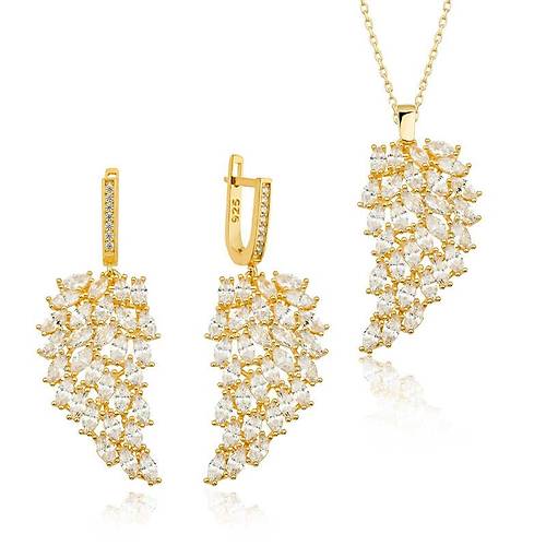 Gm Gold Melek Kanad Kadn Set
