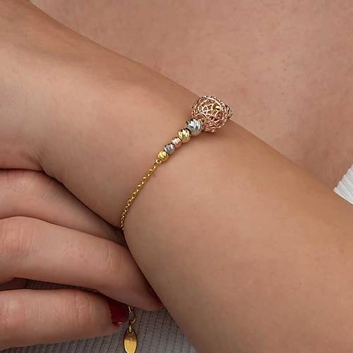 G�m�� Renkli Top Dorika Kad�n Bileklik