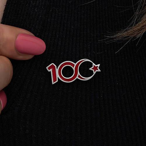 G�m�� Ay Y�ld�z 100.Y�l Rozet