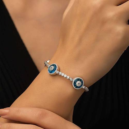 G�m�� Camg�z ��l� Suyolu Nazar Bileklik