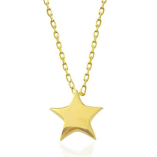 Gm Gold Yldz Kadn Kolye