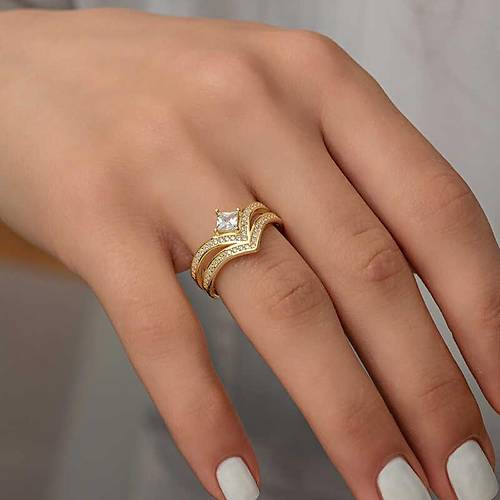 G�m�� Gold Tek Ta� Kad�n Y�z�k