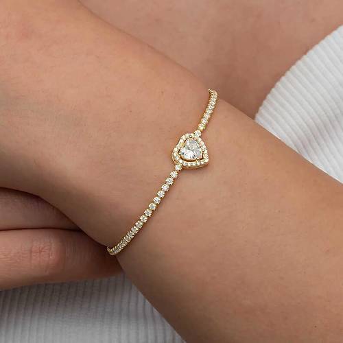 G�m�� Gold Kalpli Su Yolu Bileklik