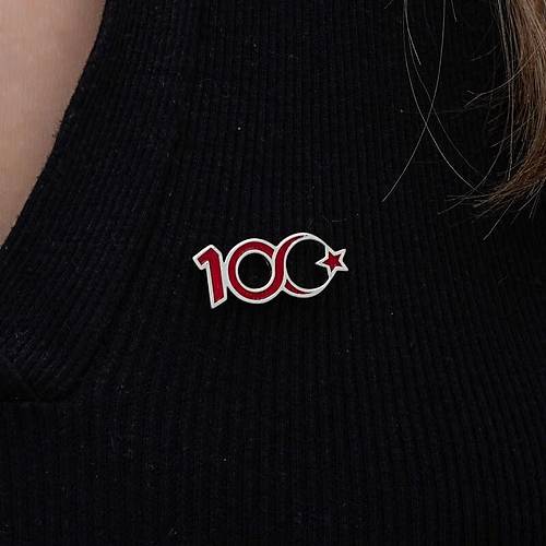 G�m�� Ay Y�ld�z 100.Y�l Rozet