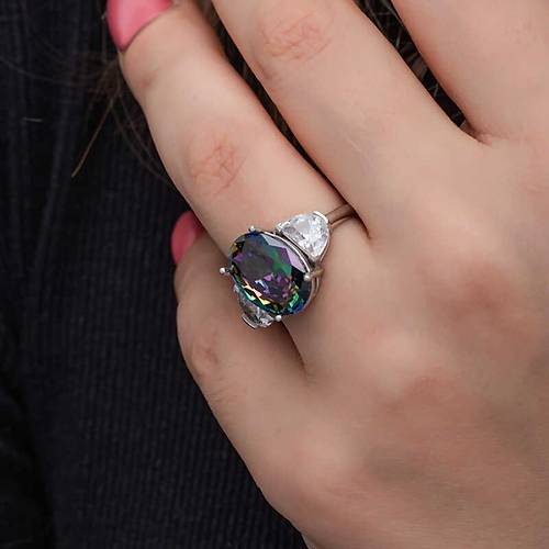 G�m�� Mistik Zirkon Ta�l� Kad�n Y�z�k