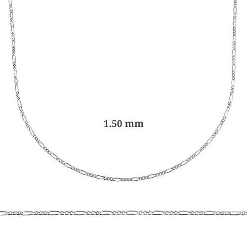 1.50 mm Gm Figaro Zincir - 0.40 mikron