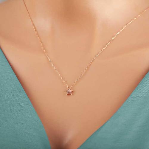G�m�� Rose Y�ld�z Kad�n Kolye