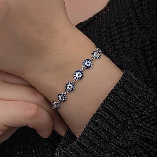 G�m�� Nazar Boncuklu Kad�n Bileklik