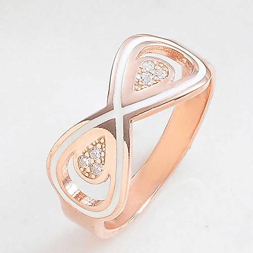 G�m�� Rose Zirkon Ta�l� Sonsuzluk Kad�n Y�z�k