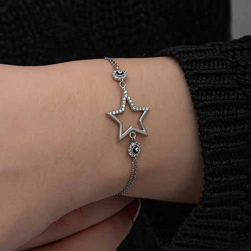 G�m�� Y�ld�z Nazarl� Kad�n Bileklik