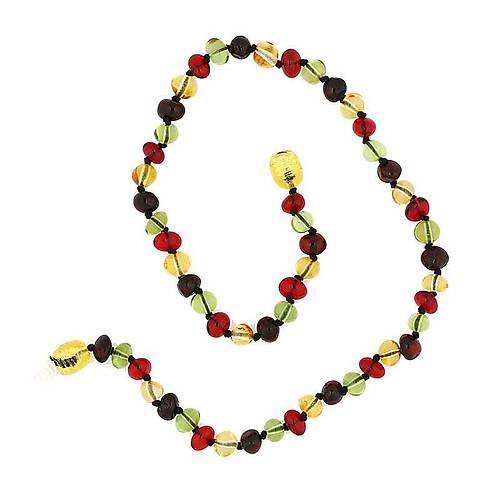 Bebek Damla Kehribar Di� Kolye