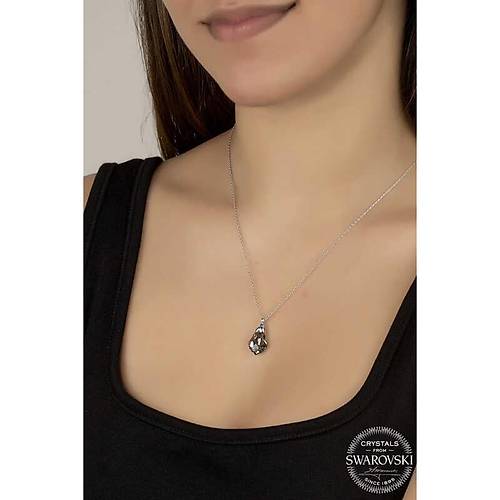 Swarovski Crystal Ta�l� G�m�� Kad�n Kolye