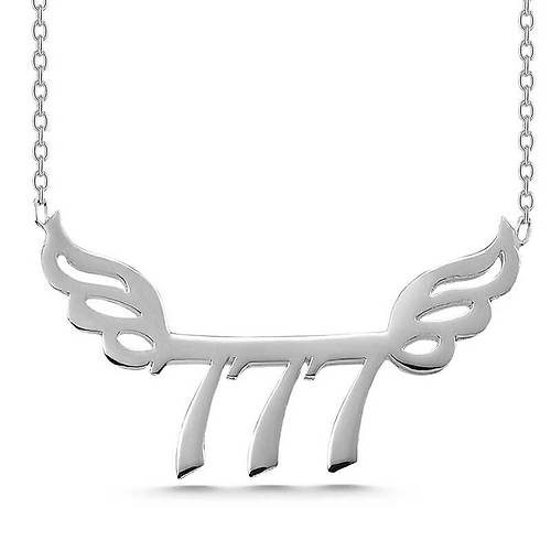 G�m�� 777 Melek Say�s� Kad�n Kolye