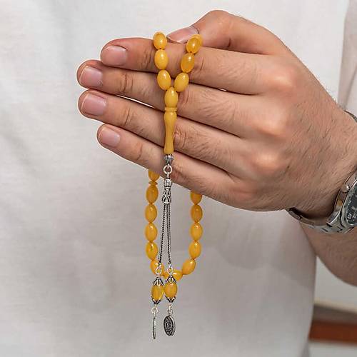 G�m�� P�sk�ll� S�kma Kehribar Tesbih