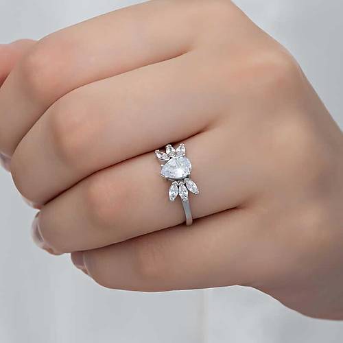 G�m�� Damla Zirkon Ta�l� Kad�n Y�z�k