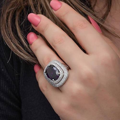 G�m�� Ametist Ta�l� Kad�n Y�z�k