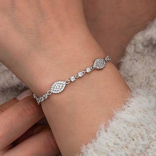 Gm Zirkon Tal Mekik Kadn Bileklik