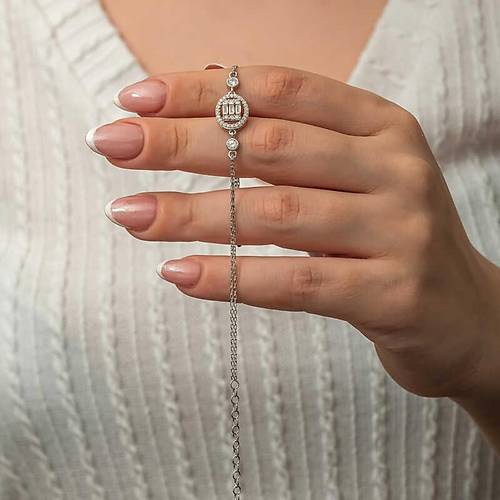 G�m�� Oval Baget Ta�l� Kad�n Bileklik