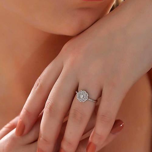 G�m�� Zirkon Ta�l� �i�ek Kad�n Y�z�k