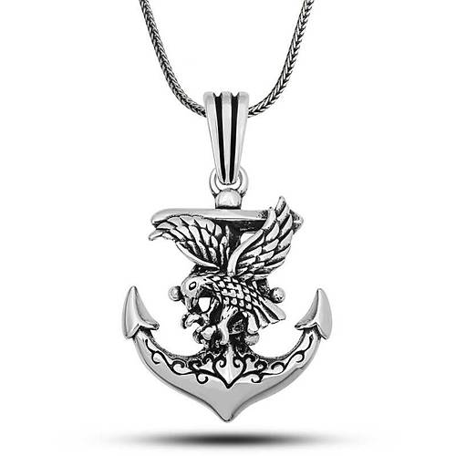 G�m�� Kartal Fig�rl� Denizci �apas� Kolye