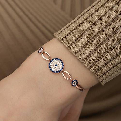 G�m�� Rose Nazar Boncuklu Bileklik