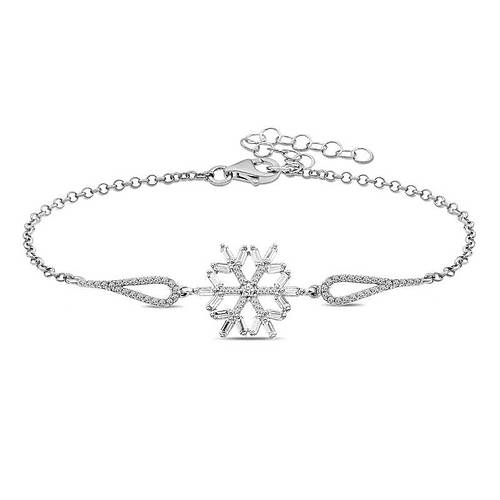 G�m�� Baget Ta�l� Kar Tanesi Bileklik