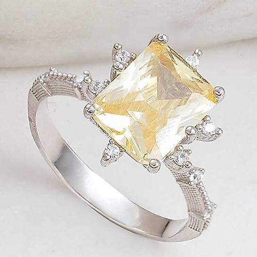 G�m�� Sar� Zirkon Ta�l� Kad�n Y�z�k