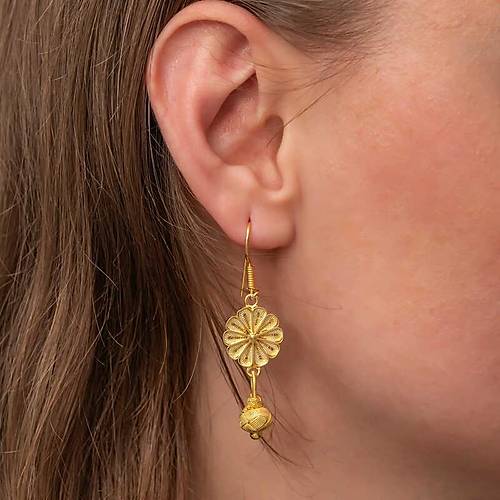 G�m�� Gold Sallant�l� Trabzon Kazaz Kad�n K�pe